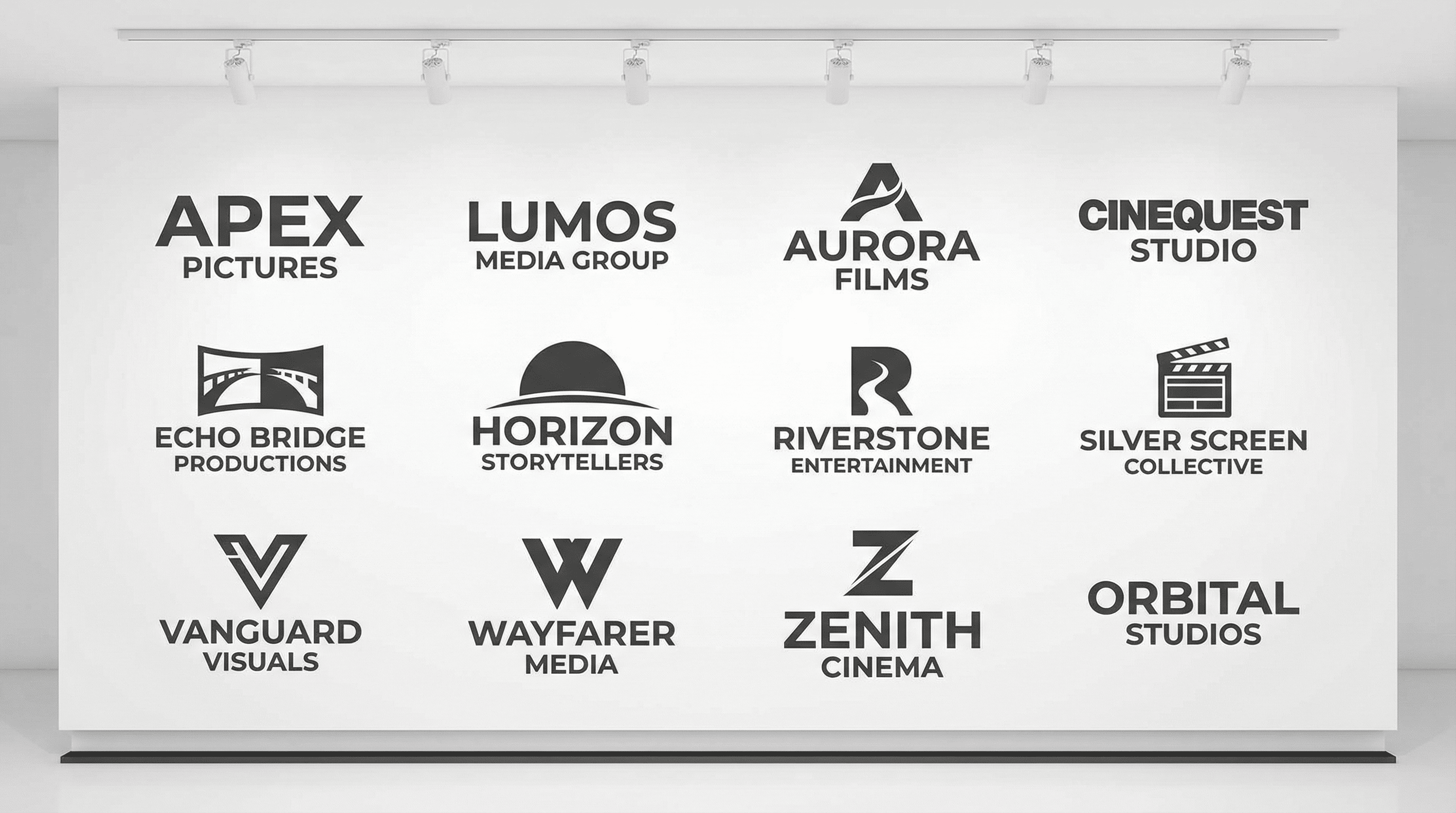 每日大赛合作伙伴Logo墙